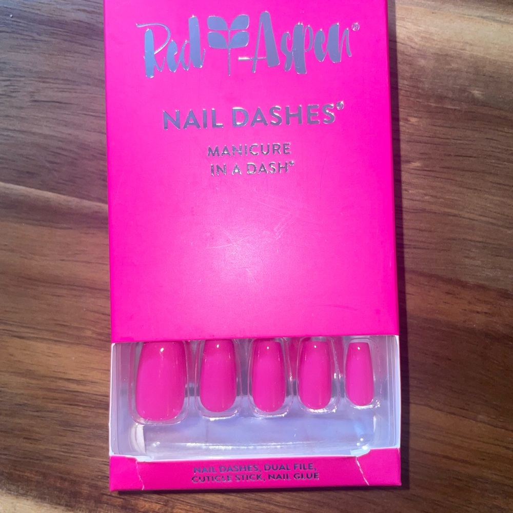 Red Aspen Pink Press-On Nails